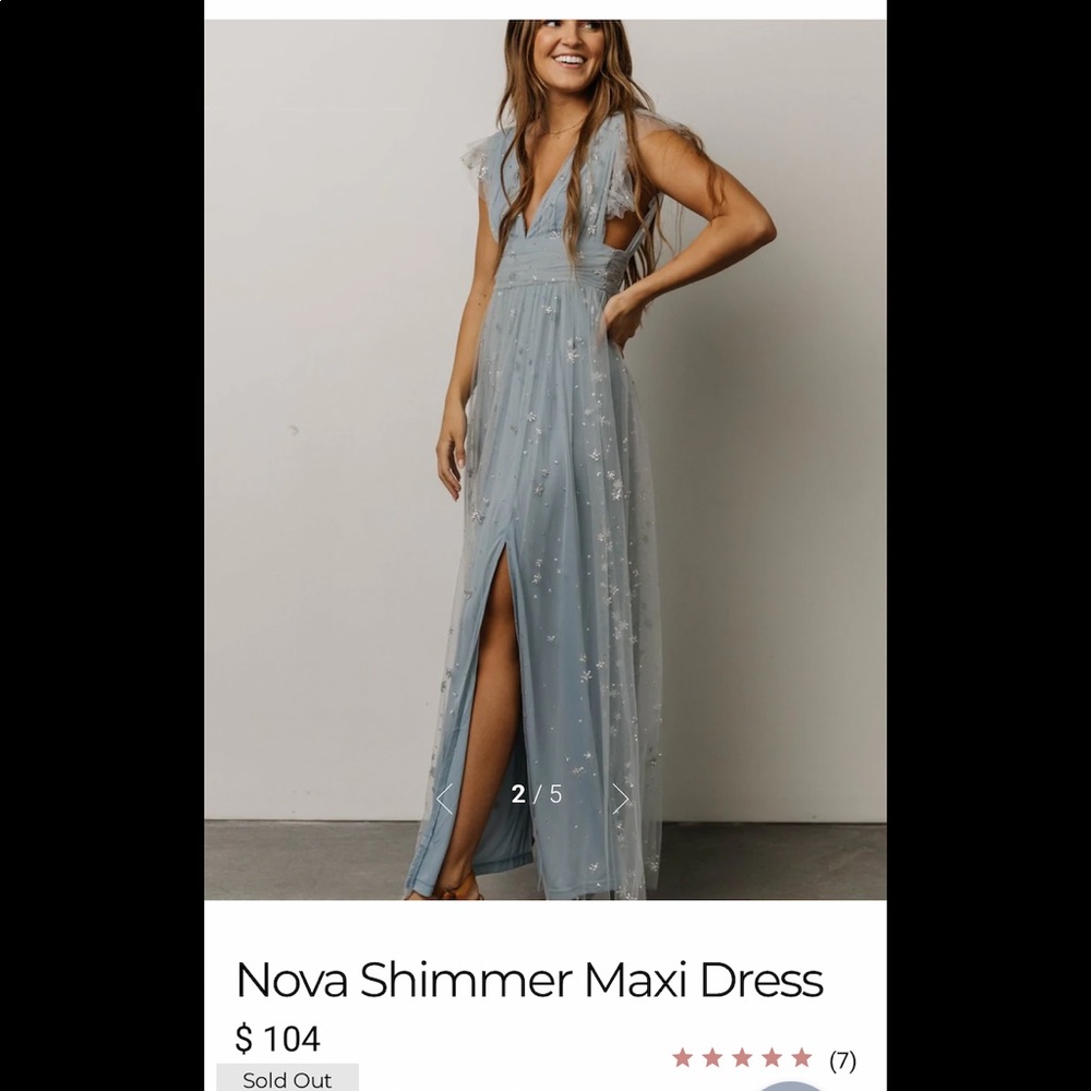 Baltic Born Nova Shimmer Dress